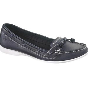 Sebago Blue Navy Leather Loafers size 8